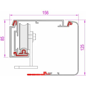Автоматика для двустворчатой раздвижной двери FLUO-SLS STANDARD короб 2600 мм CAME 818SL-0042 (КАМЕ) Автоматика для двустворчатой раздвижной двери FLUO-SLS STANDARD короб 2600 мм CAME 818SL-0042 (КАМЕ)